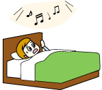 お部屋がレストランの真上で、うるさくて眠れない！